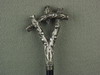 Appraisal: WALKING STICK - TH C ENGLISH HALLMARKED FIGURAL SILVER WALKING