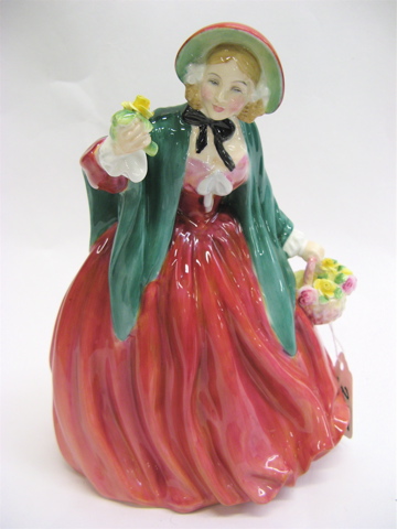 Appraisal: A ROYAL DOULTON PORCELAIN FIGURINE Lady Charmian HN having red