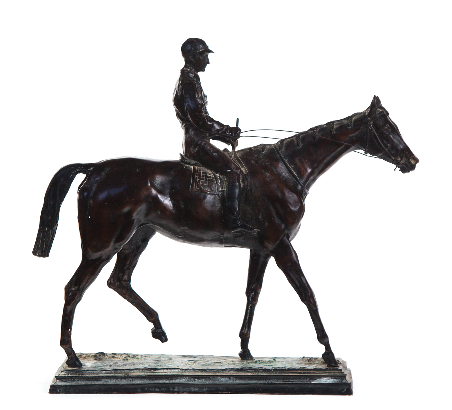 Appraisal: HORSE AND JOCKEY AFTER ISIDORE JULES BONHEUR FRANCE - Bronze