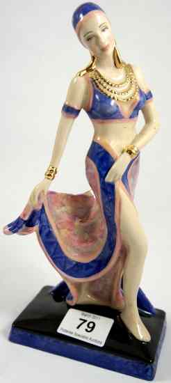 Appraisal: Kevin Francis Peggy Davies Figure Egyptian Dancer limited edition boxed