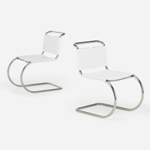 Appraisal: In the manner of Ludwig Mies van der Rohe CHAIRS