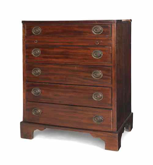 Appraisal: George III style mahogany butler's chest h w