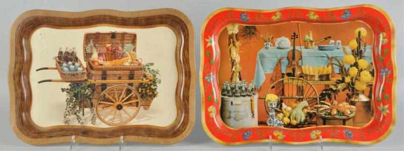 Appraisal: Lot of Assorted Coca-Cola Trays Description Includes two reproductions and