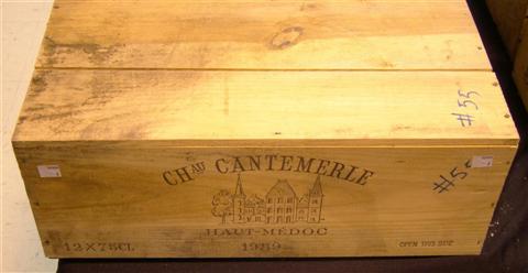 Appraisal: BOTTLE CASE OF CHATEAU CANTEMERLE HAUT-MEDOC