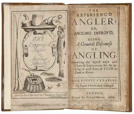 Appraisal: Venables Col Robert The Experienc'd Angler or Angling Improv'd being