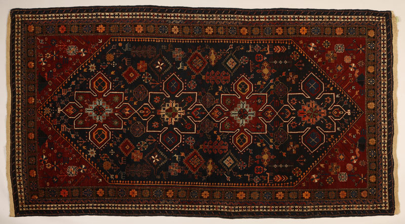 Appraisal: A Caucasian Kuba woolen carpet rug A Caucasian Kuba woolen