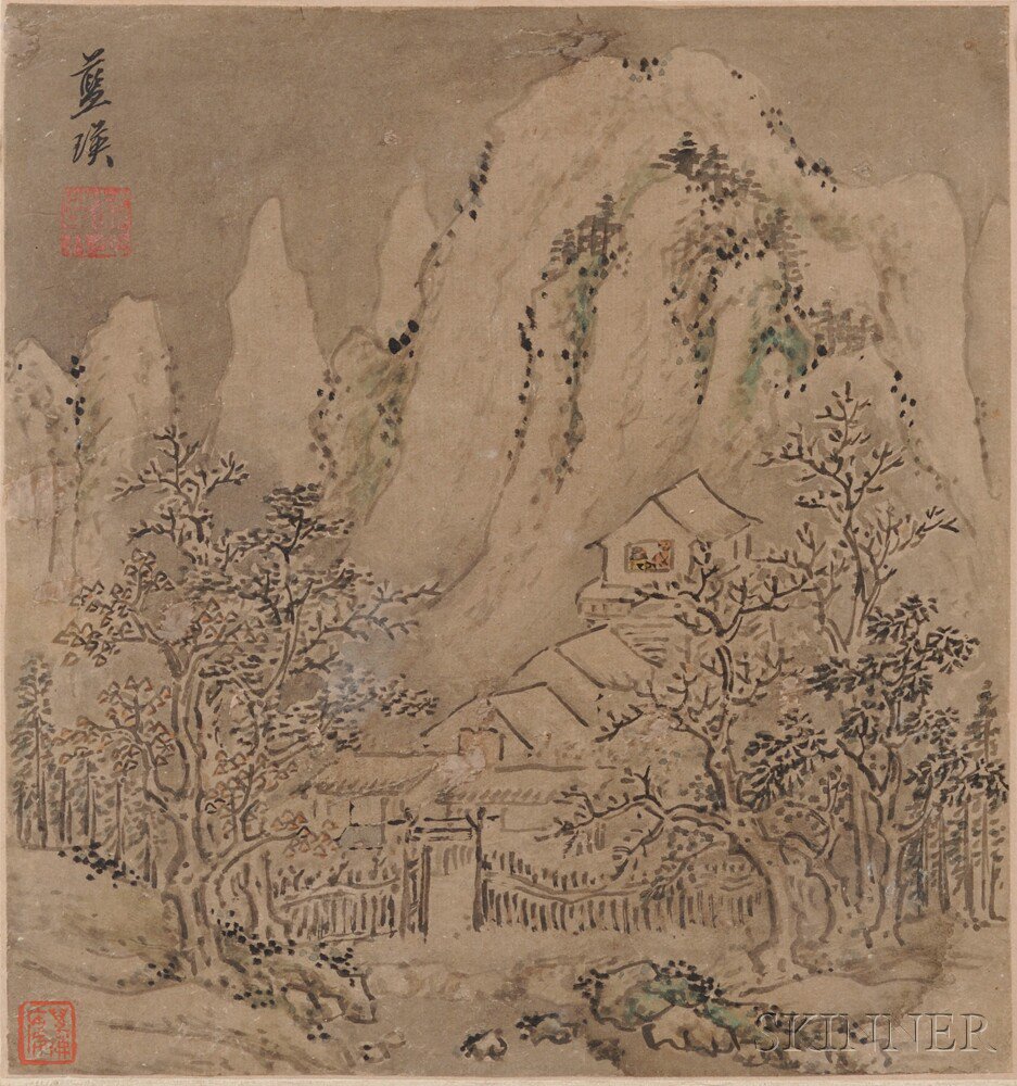 Appraisal: Painting Album of Twelve Landscapes China in the manner of