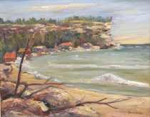 Appraisal: Roma Hund Canadian th Century Whippoorwill Point Ontario Canada Oil