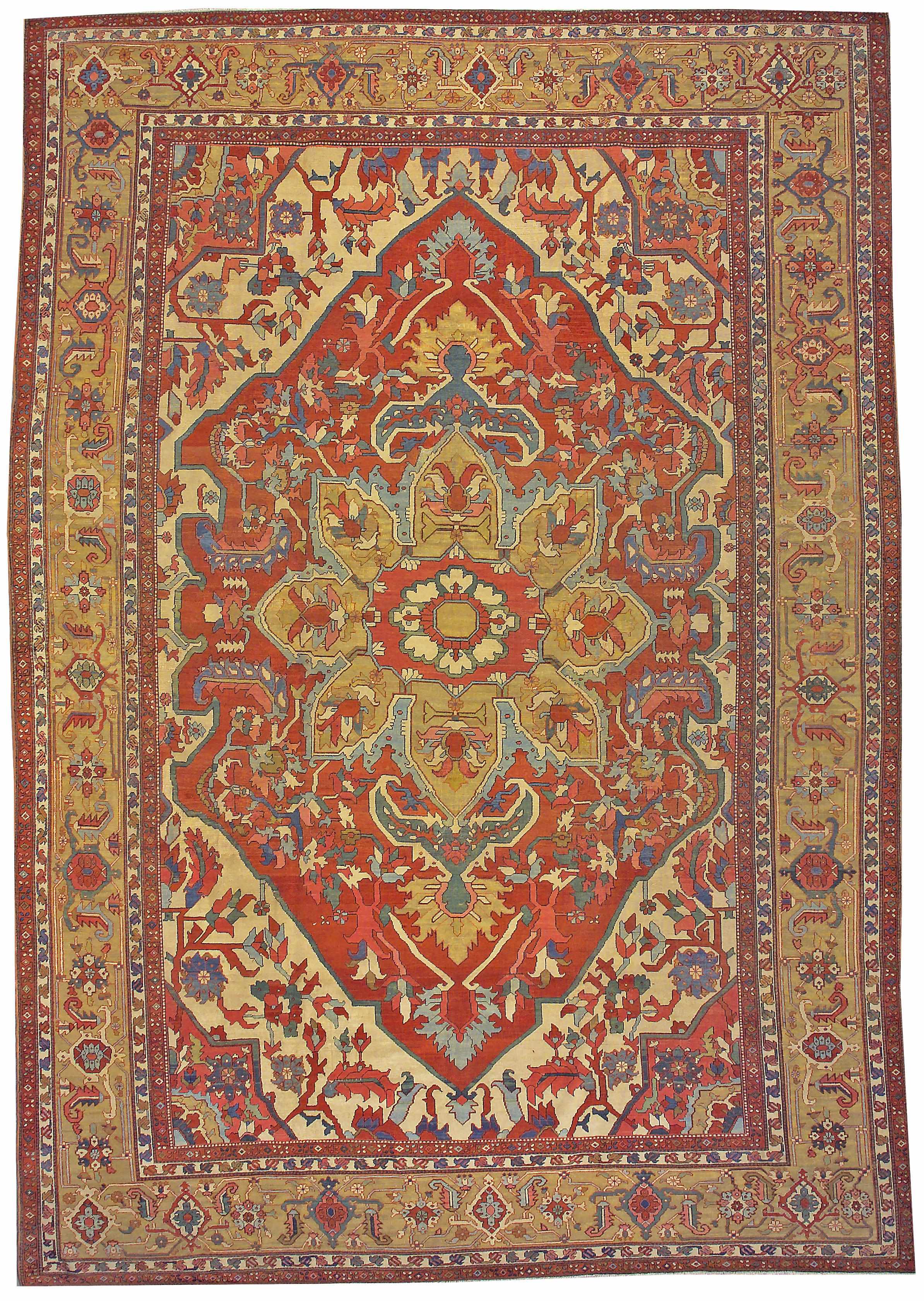 Appraisal: A Serapi carpet Northwest Persialate th centurysize approximately ft x