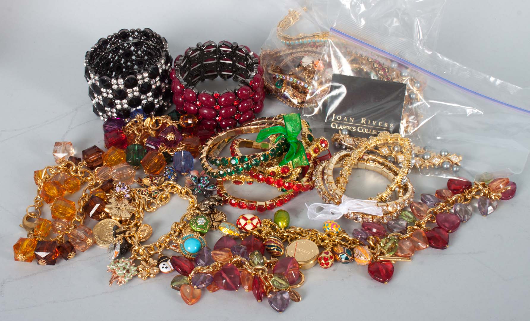 Appraisal: Group of Joan Rivers bracelets