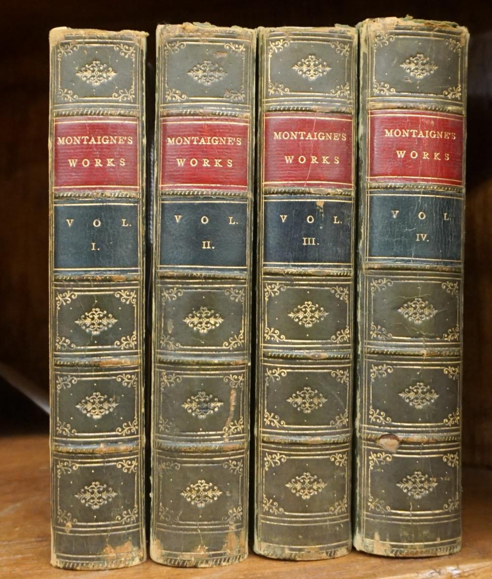 Appraisal: Montaigne's Works Four Volumes