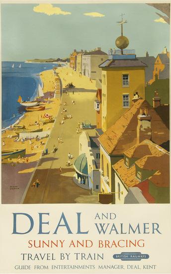 Appraisal: SHERWIN Frank RI DEAL and WALMER British Railways lithograph in