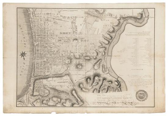 Appraisal: HILLS John This Plan of the City of Philadelphia and