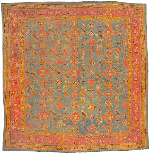 Appraisal: An Oushak carpet West Anatolia late th century size approximately