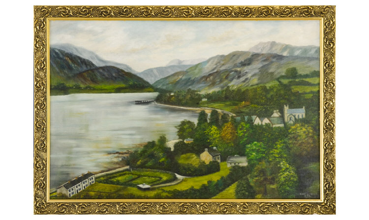 Appraisal: Emma Laycock Arrochar Head of Loch Long Oil on Canvas