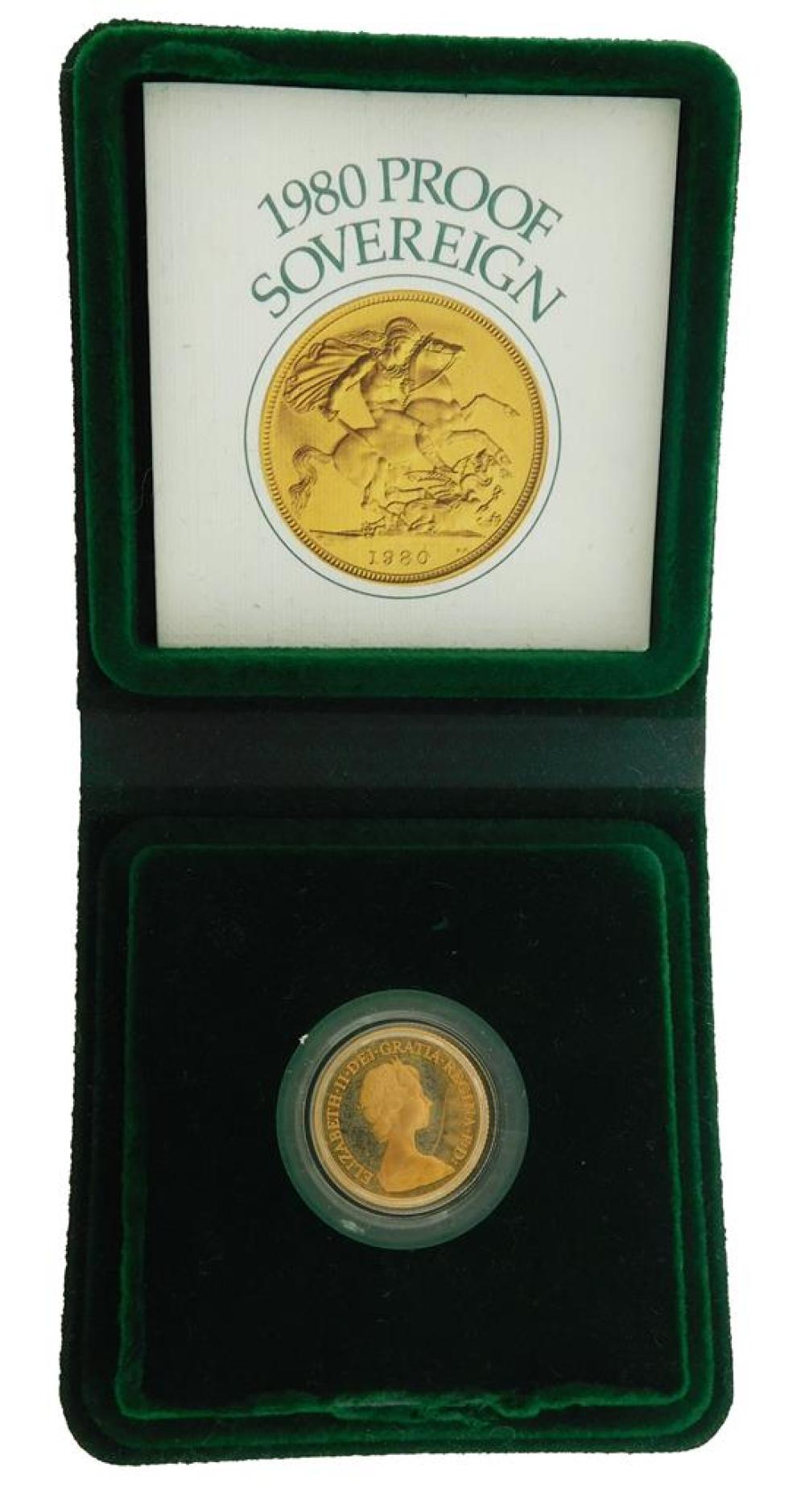 Appraisal: COIN English gold sovereign Proof in original case