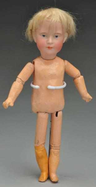 Appraisal: Very Rare A M Character Doll Description German Bisque socket