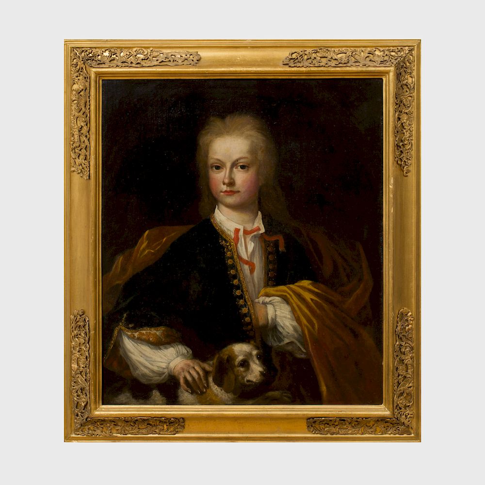 Appraisal: European School Portrait of a Boy Said to be Robert