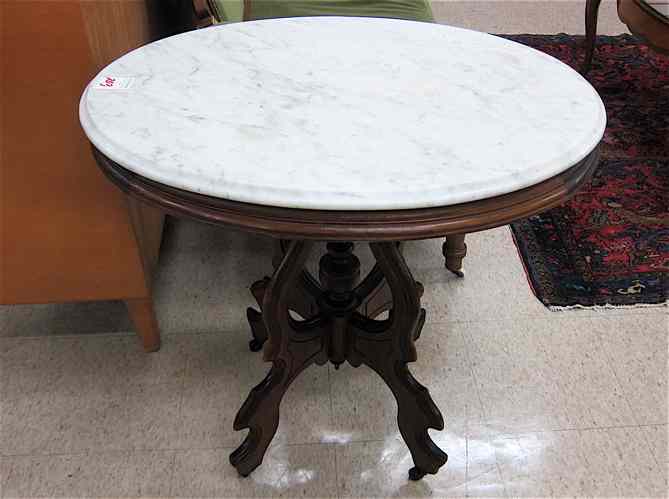 Appraisal: VICTORIAN LAMP TABLE American last quarter of the th century