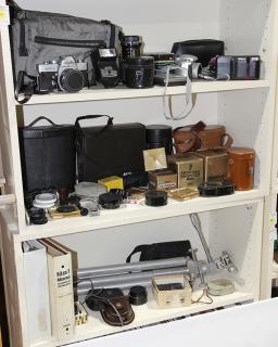 Appraisal: lot of Camera group including a Minilta srT mounted with