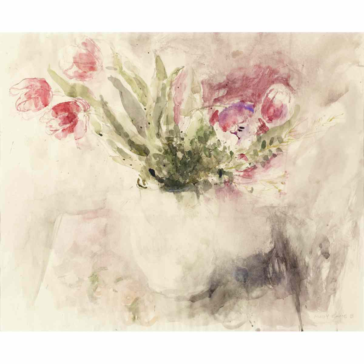 Appraisal: MOLLY LAMB BOBAK R C A BOUQUET Medium watercolour signed