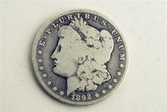 Appraisal: -S Morgan Silver Dollar Worn condition