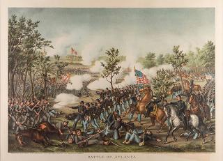 Appraisal: Battle of Atlanta Kurz Allison Battle of Atlanta Chicago Color