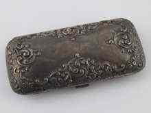 Appraisal: A silver purse decorated with repousse design hallmarked Birmingham