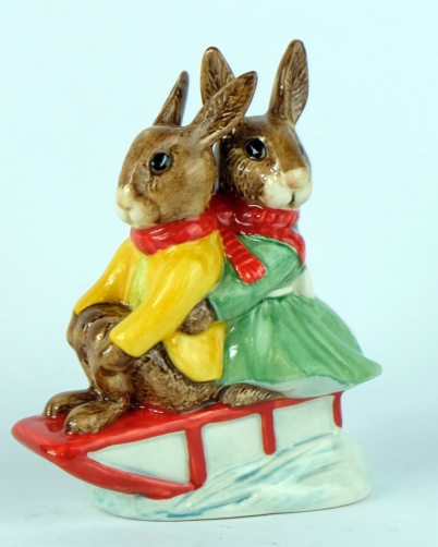 Appraisal: Royal Doulton Bunnykins Billy and Buntie Sleigh Ride DB USA