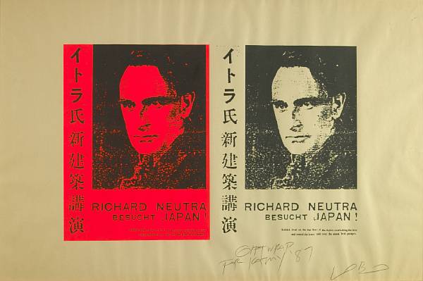 Appraisal: Billy Lobo th century Richard Neutra Besucht Japan lithograph in