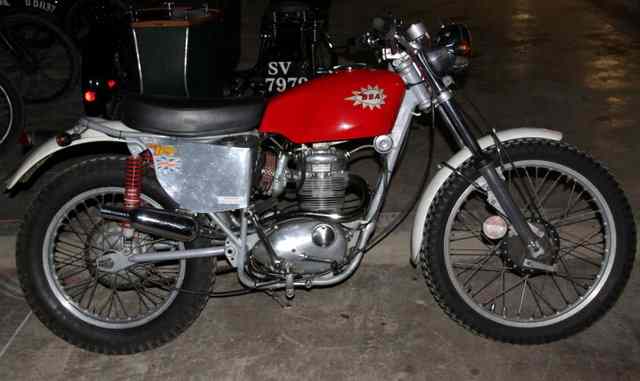 Appraisal: A BSA cc trials bike registration PRW G miles