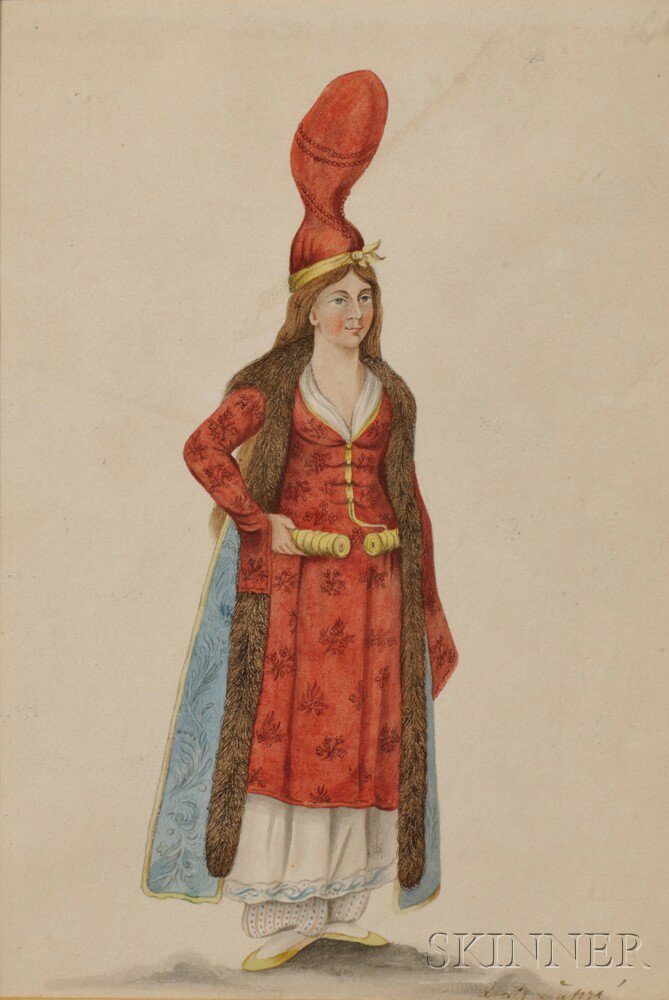 Appraisal: Louis Dupr French - Orientalist Costume Study Signed or inscribed