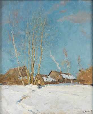 Appraisal: Vladimir Anatolievich Cherny Russian b Sunny Day Oil on canvas