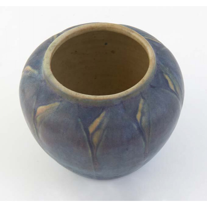 Appraisal: Newcomb Art Pottery Low Baluster Vase by Sadie Irvine matte