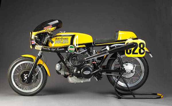 Appraisal: Ex-Syd Tunstall Ducati Sport cc Racing Motorcycle 'Old Yello'Frame no