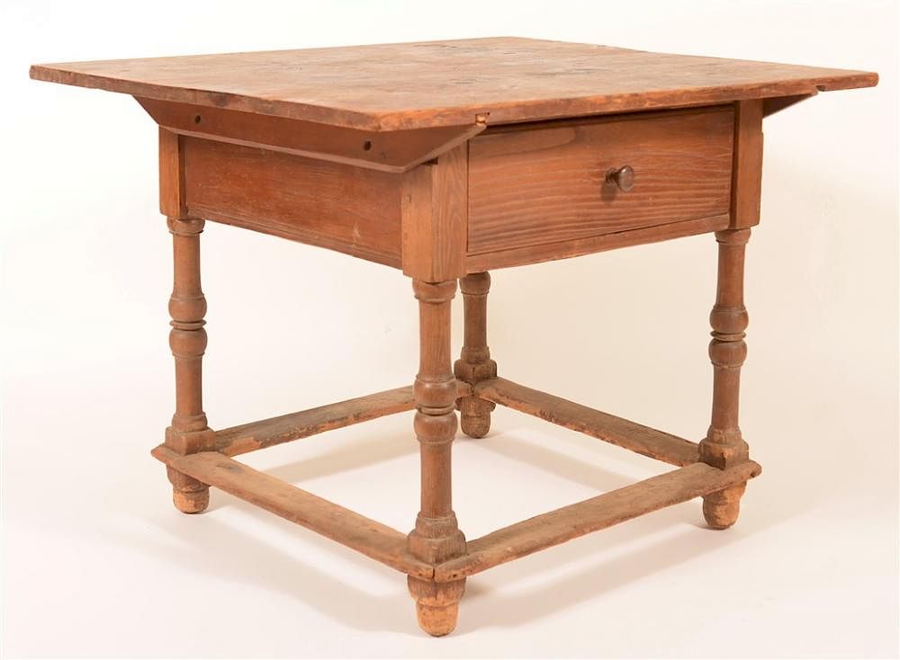 Appraisal: th Century Mixed Wood Pin Top Tavern Table th Century