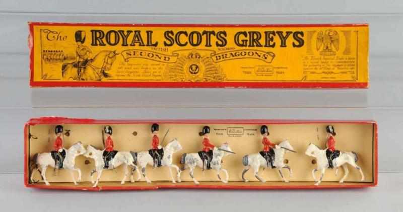 Appraisal: Lot of Britains British Guards Description Britains set Scots Greys