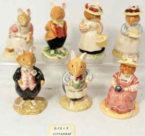 Appraisal: A collection of Royal Doulton Brambly Hedge Figures to include