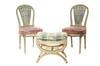 Appraisal: FRENCH COUNTRY FURNITURE - Three piece lot consisting of two