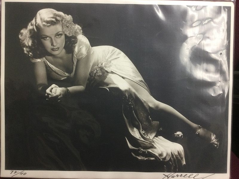 Appraisal: George Hurrell American - Ann Sheridan signed margin lower right