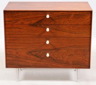 Appraisal: GEORGE NELSON FOR HERMAN MILLER ROSEWOOD CABINET GEORGE NELSON -