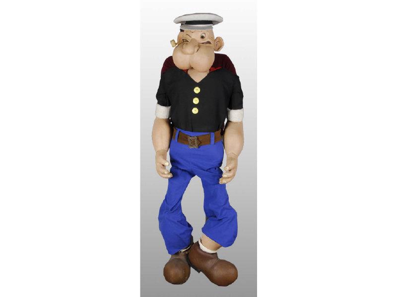 Appraisal: Life-Size Foam Popeye Figure Description Unusual item with nice style