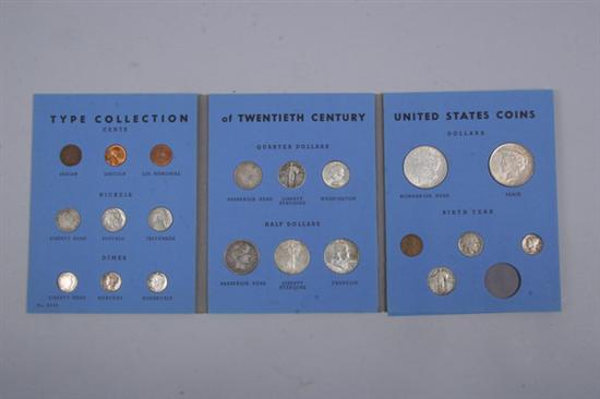 Appraisal: TWENTY-ONE TH CENTURY COINS Type collection including Indian head through