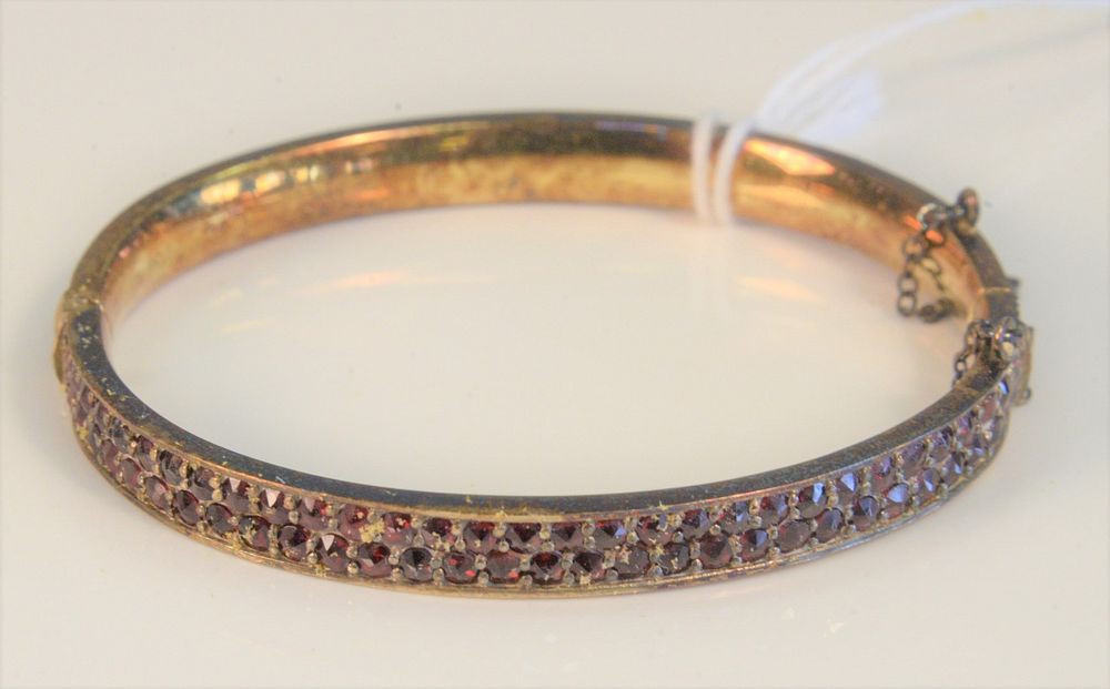 Appraisal: Two piece lot including a Karat Bangle Bracelet set with