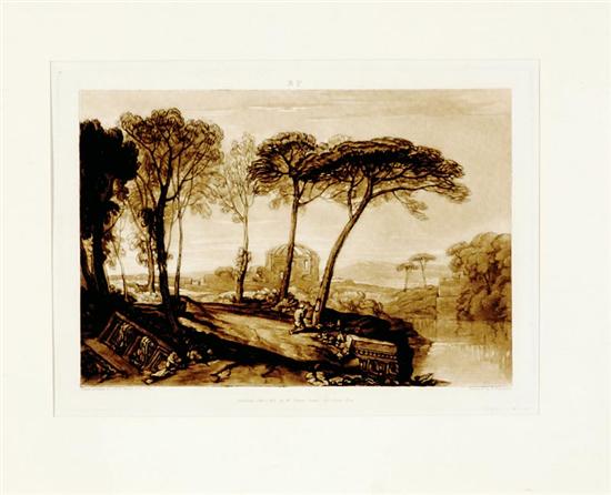 Appraisal: Joseph Mallord William Turner after British - FIGURE KNEELING BY