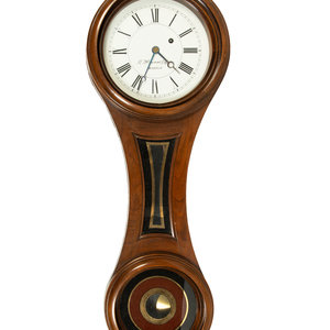 Appraisal: An E Howard 'Figure Eight' Clock th Century Height x