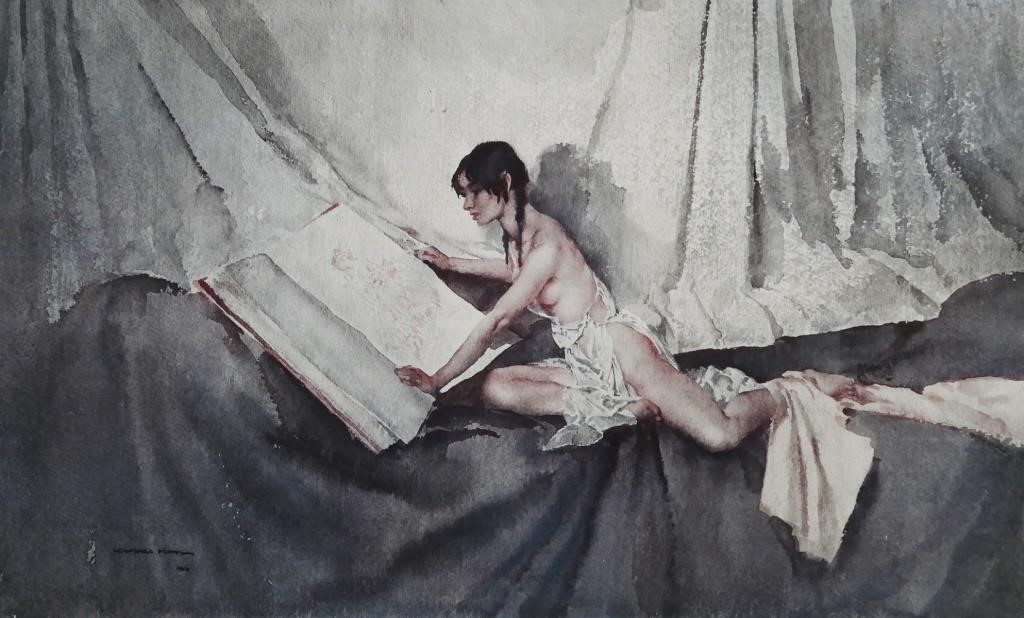 Appraisal: WILLIAM RUSSELL FLINT SIGNED LITHOGRAPHSir William Russell Flint Scottish -