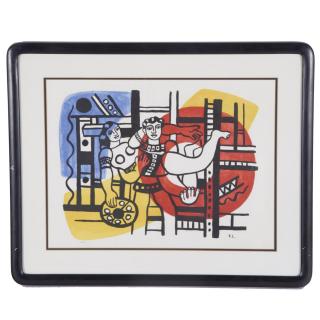 Appraisal: After Fernand Leger lithograph After Fernand Leger lithograph After Fernand