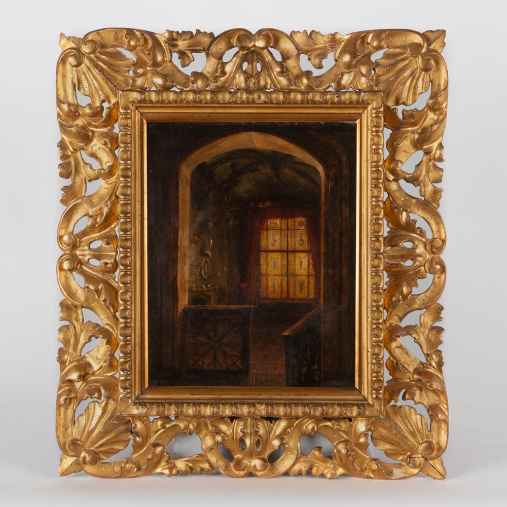 Appraisal: S OIL BOARD SIR WALTER SCOTT'S ABBOTSFORD ARMOURY An oil