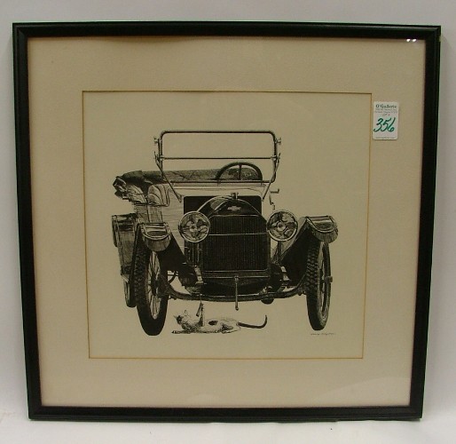 Appraisal: HARRY BORGMAN PEN AND INK DRAWING American born An early